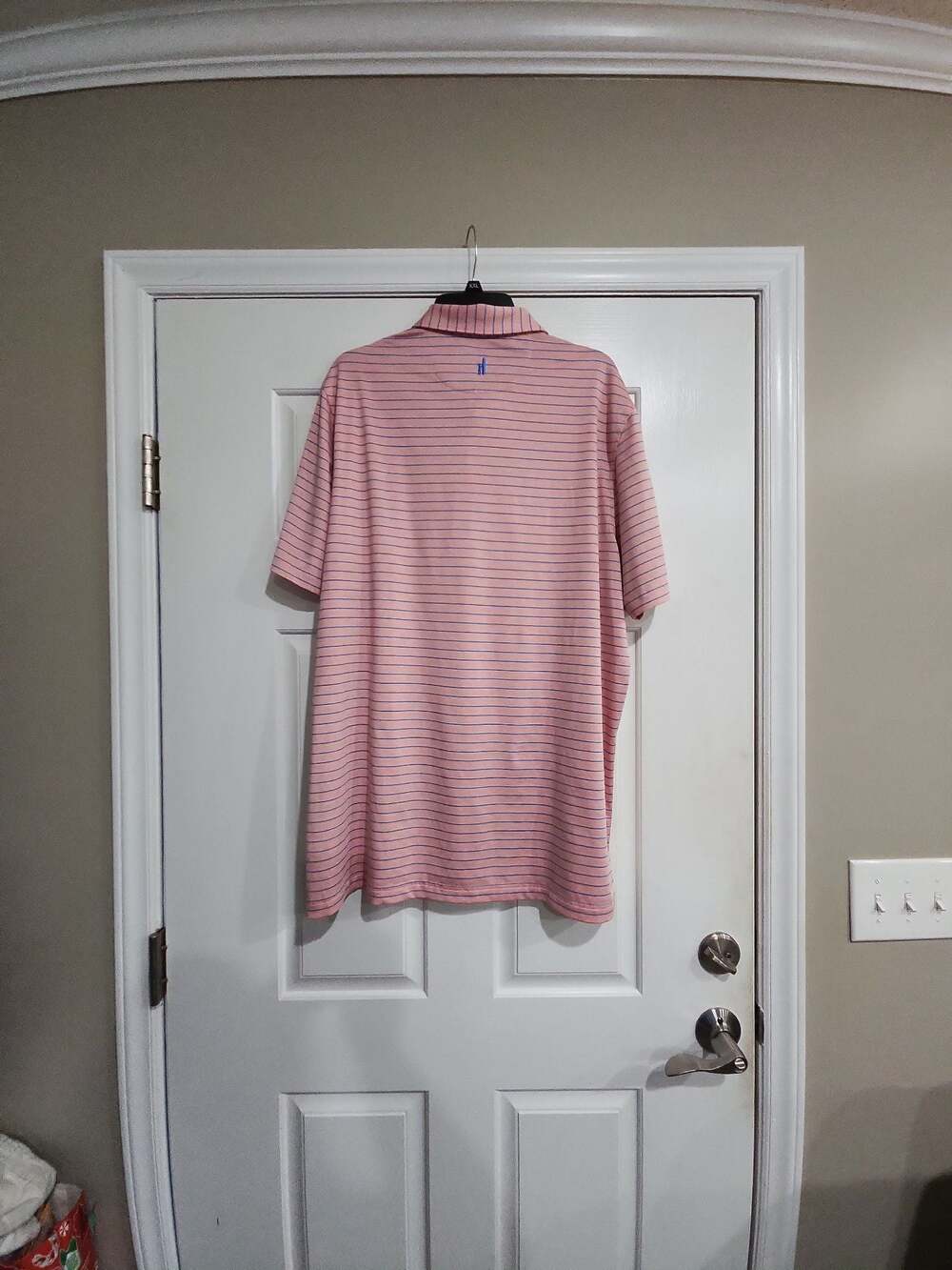 Johnnie-O Men's XL Striped Performance Polo Shirt - Picture 3 of 4